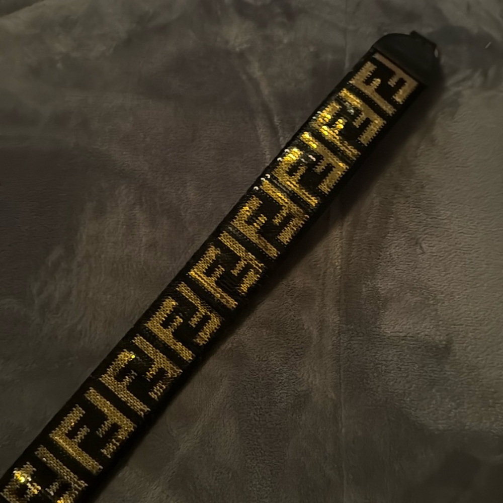 Pre-loved Fendi strap with sequence excellent condition 34” L - Picture 3 of 5